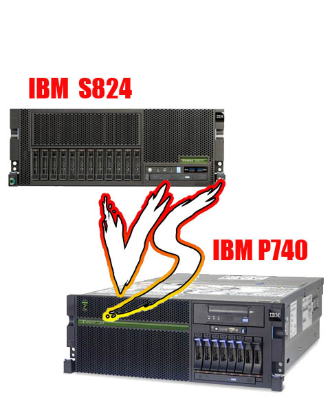 IBM S824小型机和IBM P740产品参数比较，就是这么一目了然！